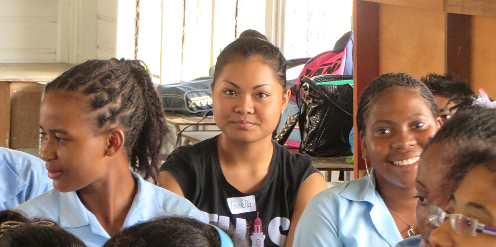 YES jongeren tijdens een training